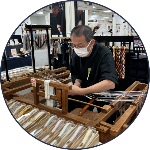 伝統工芸品の展示風景